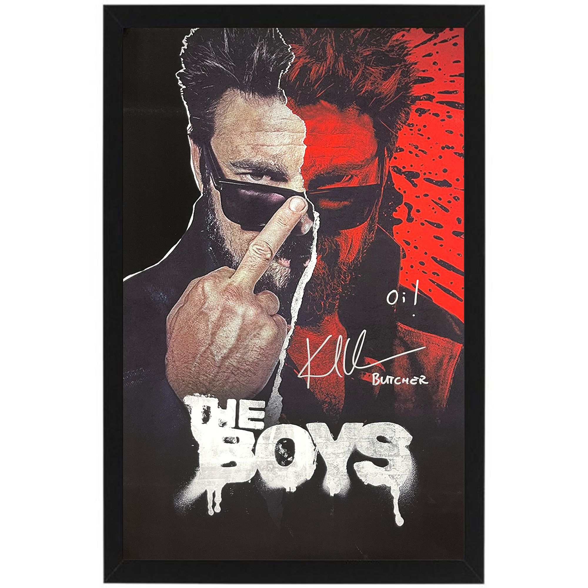 Karl Urban – “The Boys” Signed & Framed Canvas ...