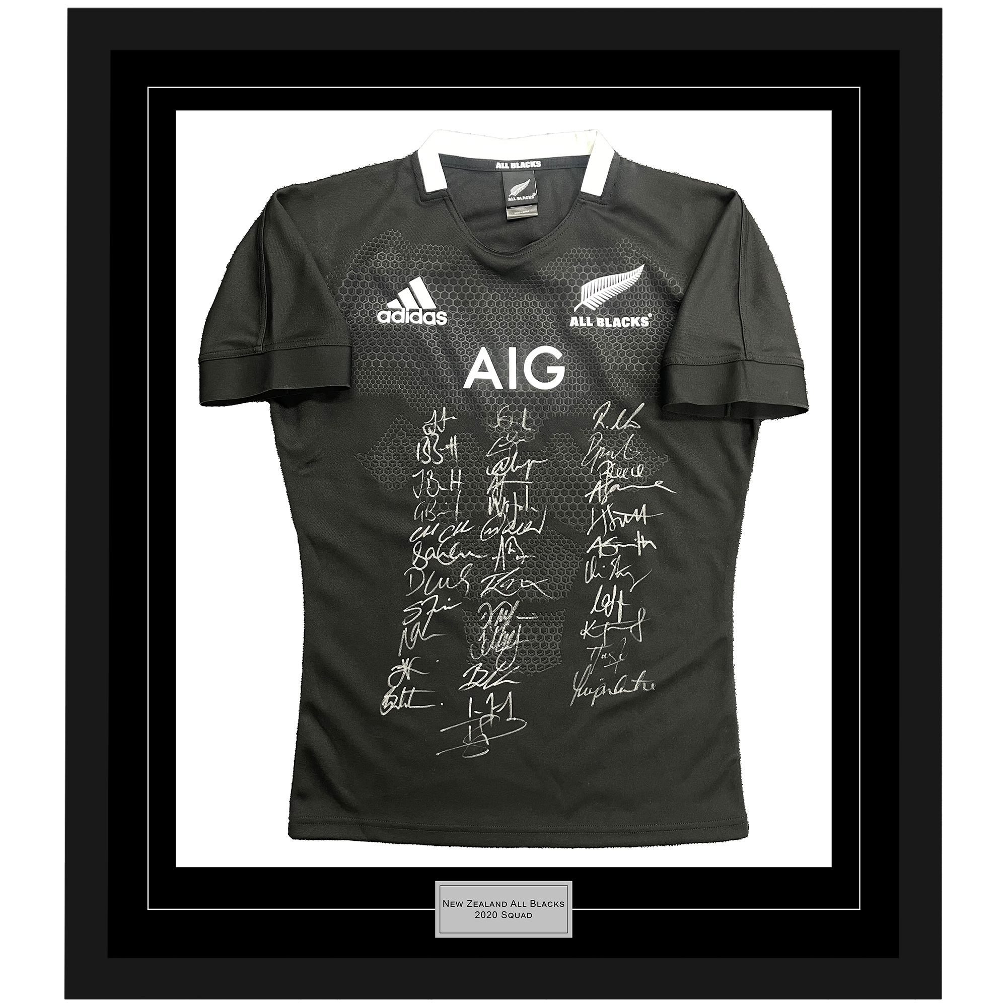 New Zealand All Blacks – 2020 Squad Signed Jersey
