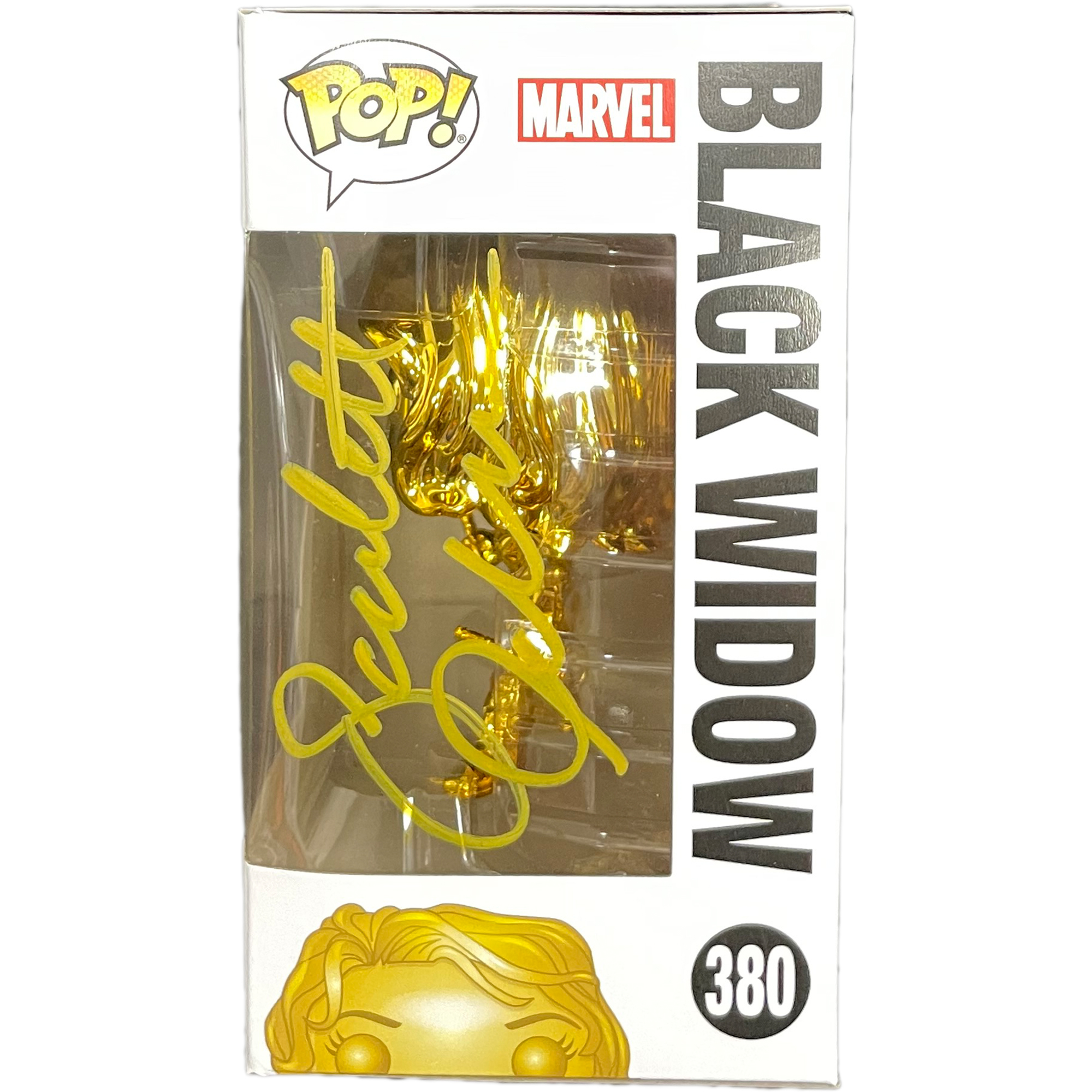 Scarlett Johansson – “Marvel Studios” Black Widow #380 Autographed Funko POP! Vinyl Figure