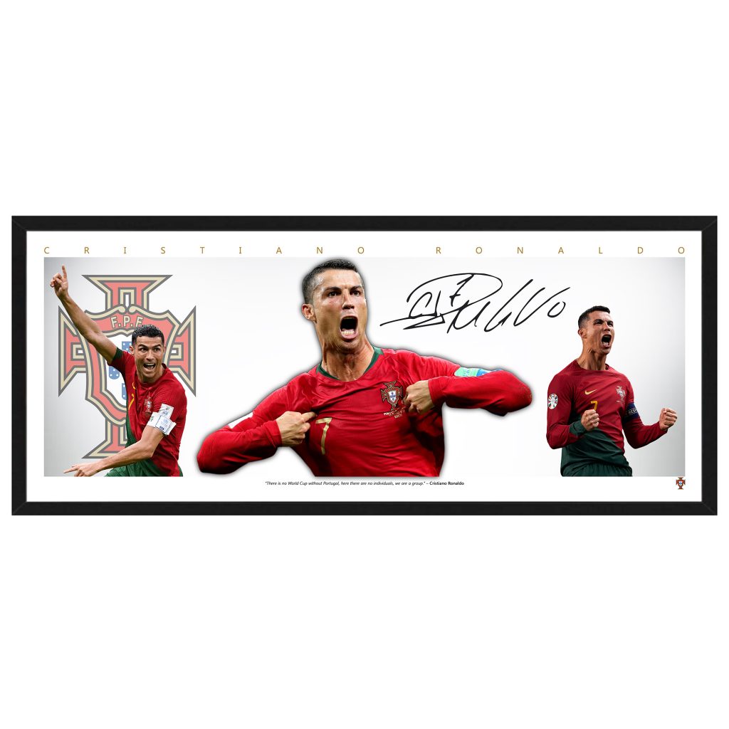 CRISTIANO RONALDO PORTUGAL AUTOGRAPH SIGNED PHOTO PRINT POSTER SOCCER