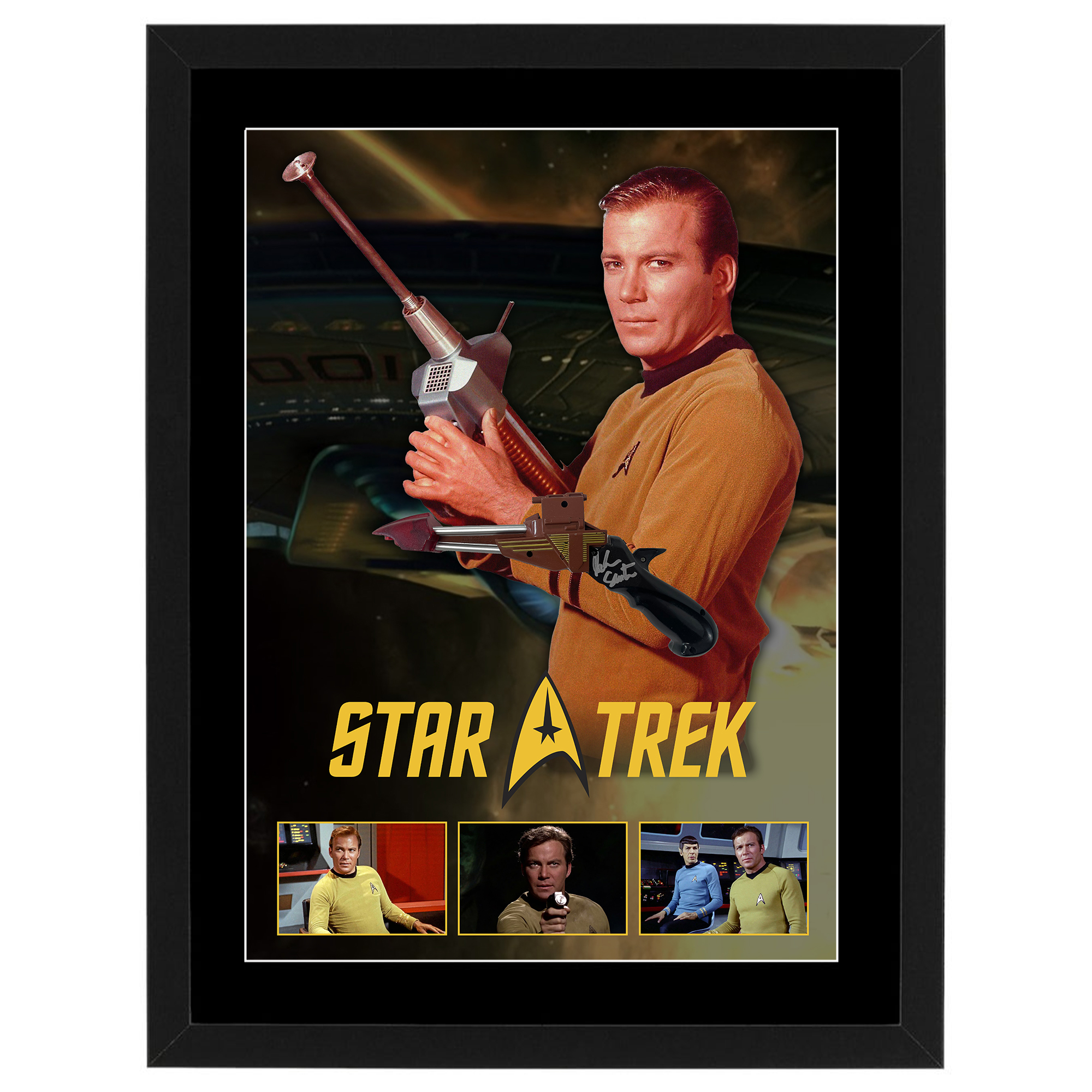 William Shatner Signed Star Trek Phaser (JSA COA)