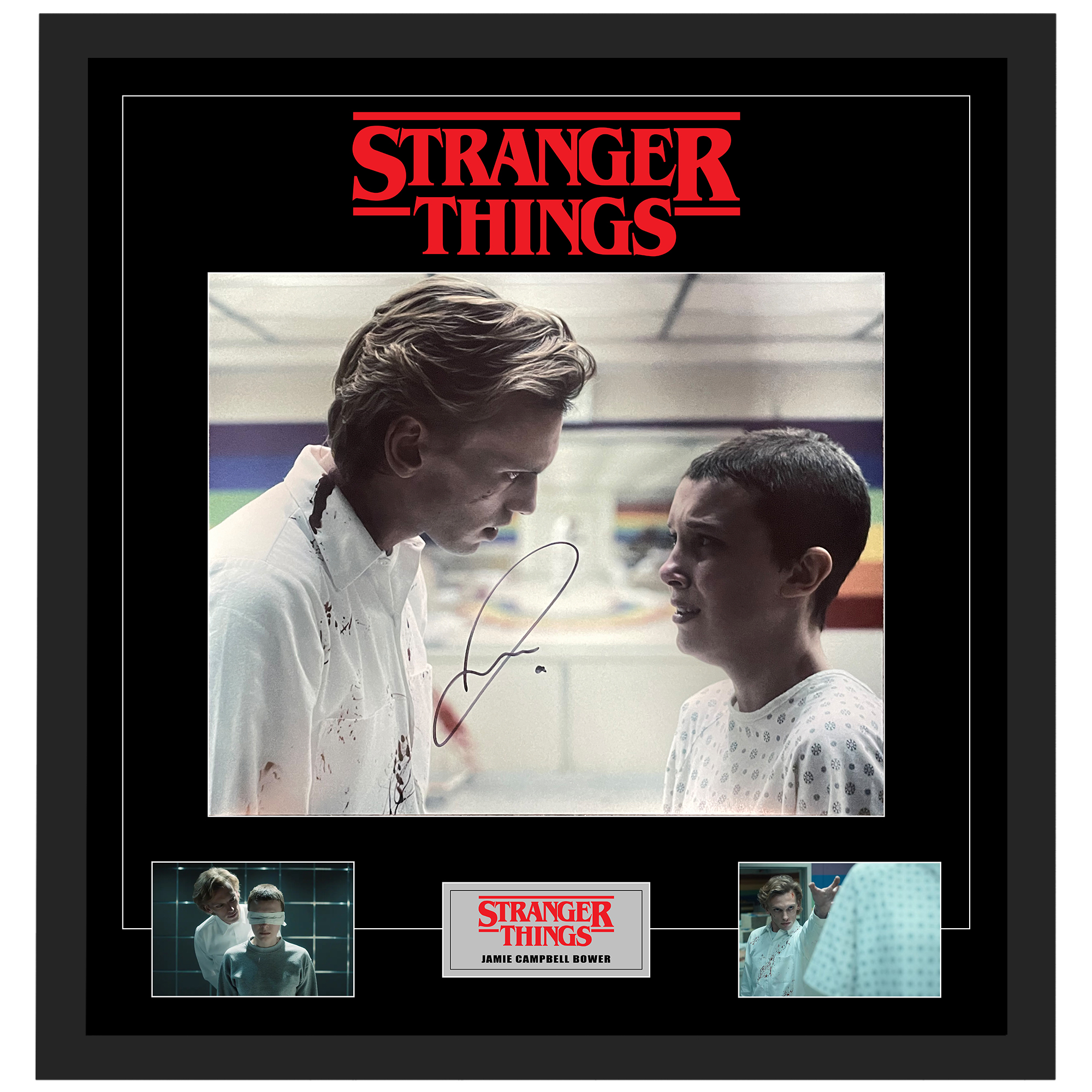 Jamie Campbell Bower – Stranger Things Signed & Framed 16&#...