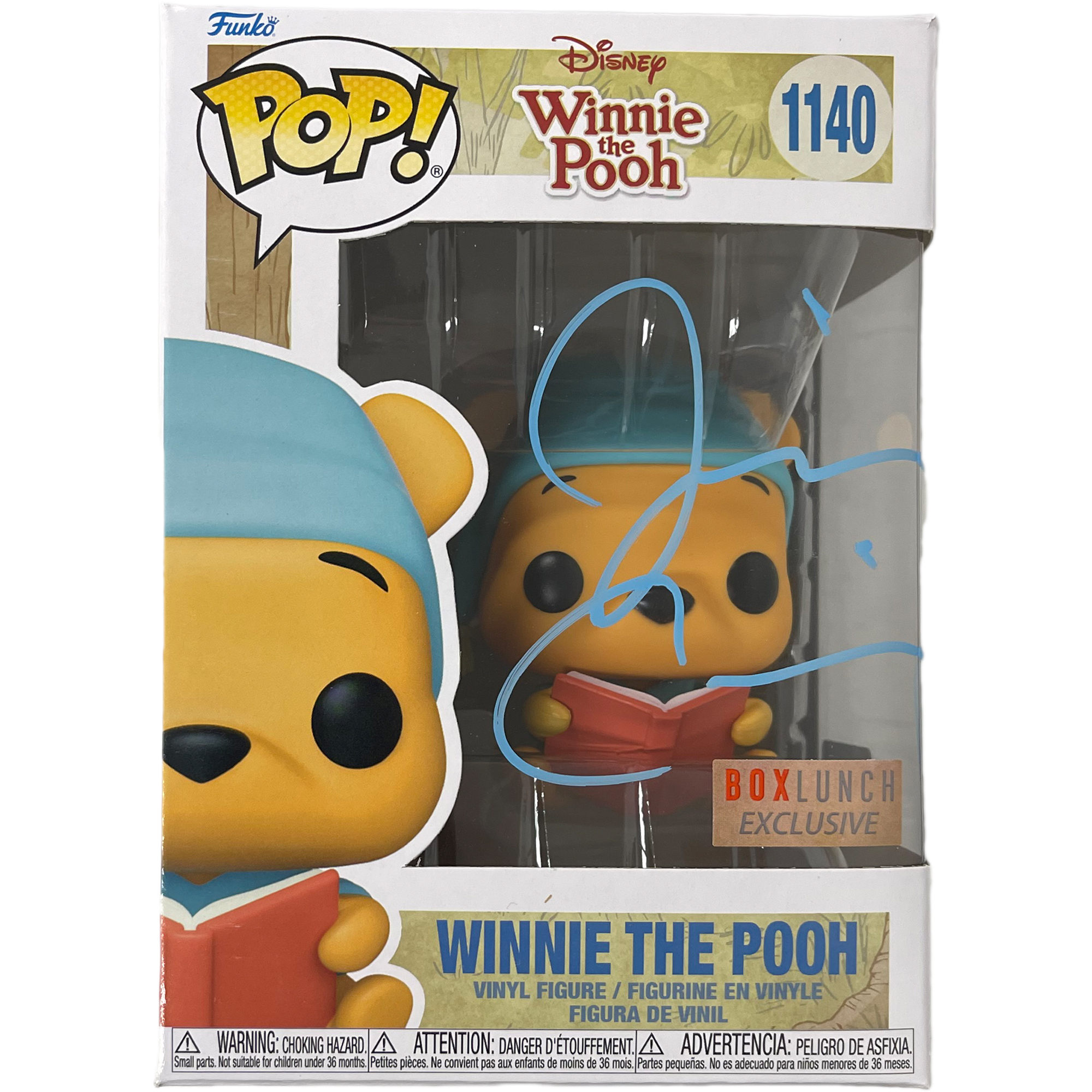 Jim Cummings – Winnie The Pooh #1140 Autographed Funko Pop! Viny...