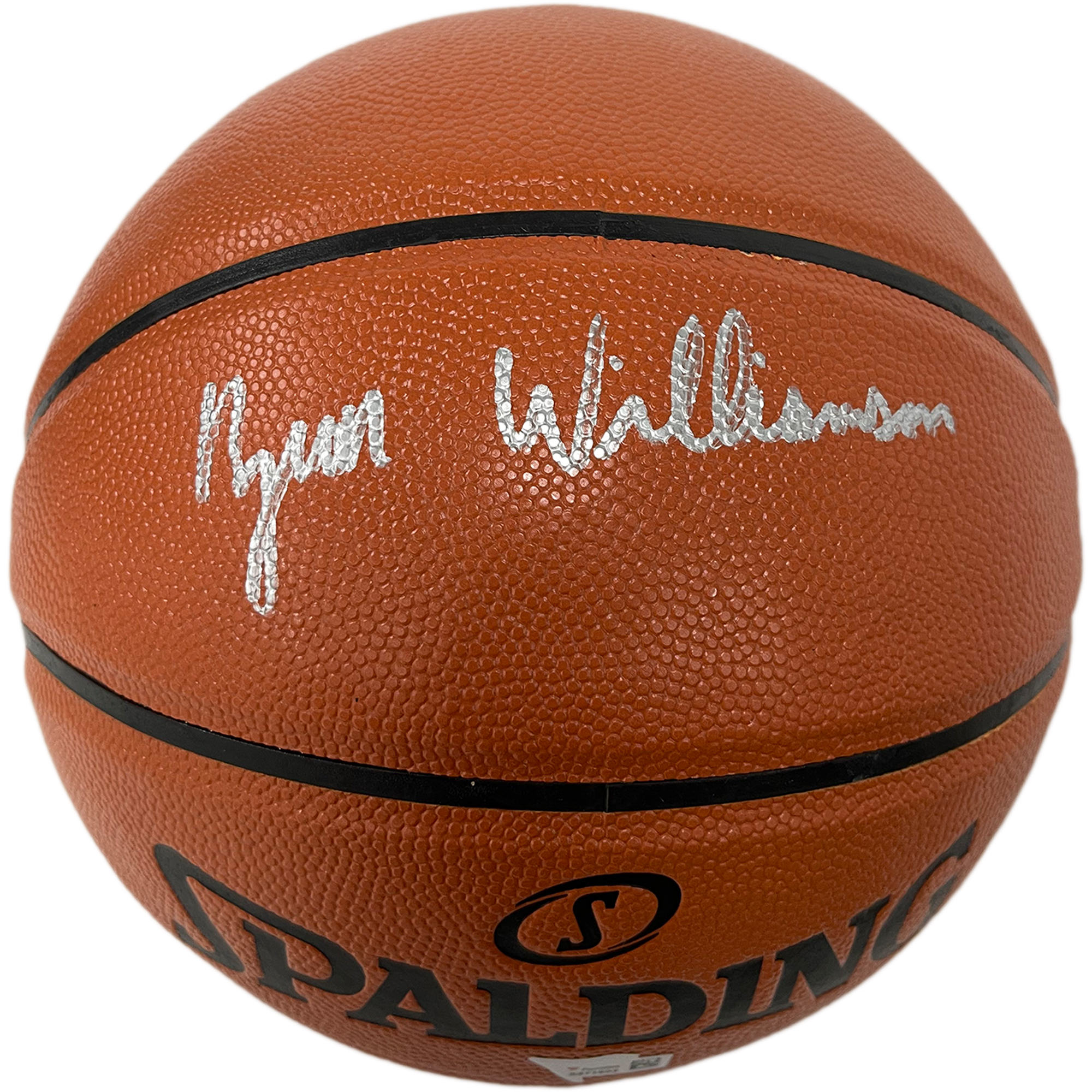 Basketball – Zion Williamson Hand Signed Spalding Basketball (Fa...