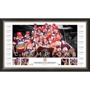 BRISBANE BRONCOS 1992 PREMIERS TEAM SIGNED ICON SERIES