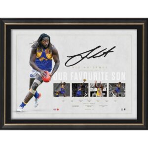 West Coast Eagles - NIC NAITANUI SIGNED RETIREMENT LITHOGRAPH