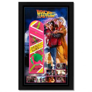 Back to the Future - Cast Signed Signed & Framed Full Size Hoverboard (CA COA)
