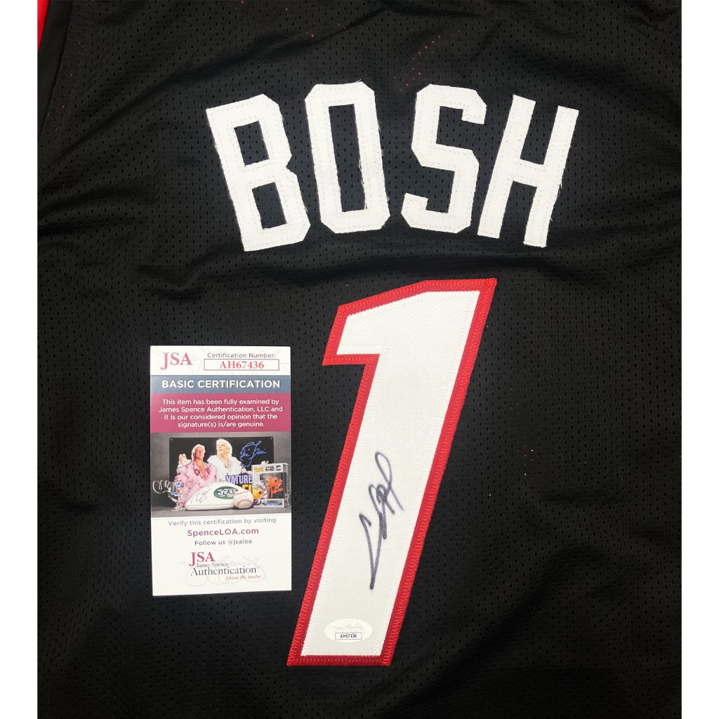 Chris bosh signed clearance jersey