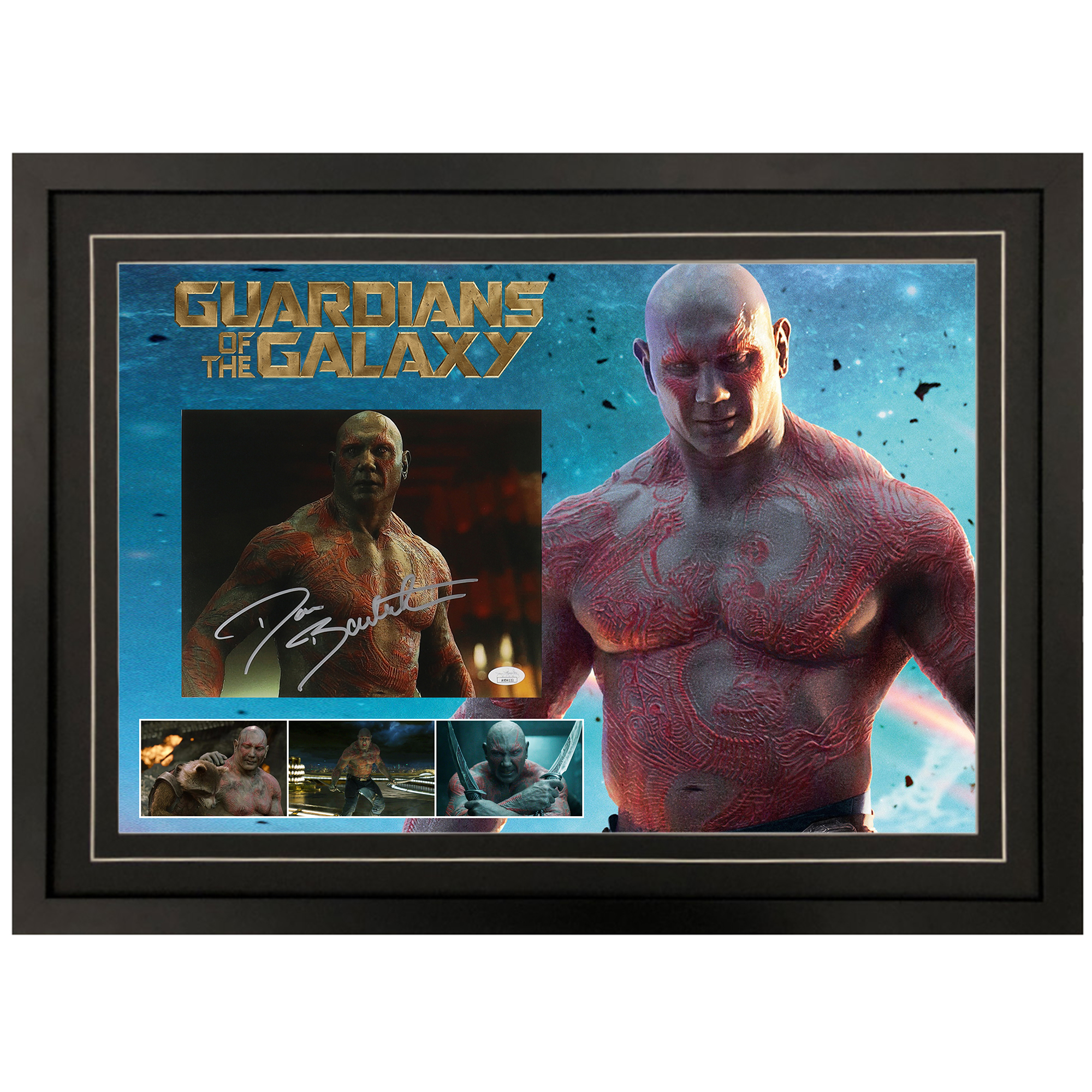 DAVE BAUTISTA Signed & Framed “Guardians of the Galaxy̶...