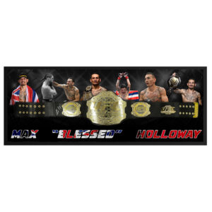 UFC - MAX HOLLOWAY Signed & Framed UFC Belt (JSA COA)