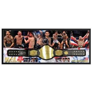 UFC - MAX HOLLOWAY Signed & Framed UFC Belt (JSA COA)