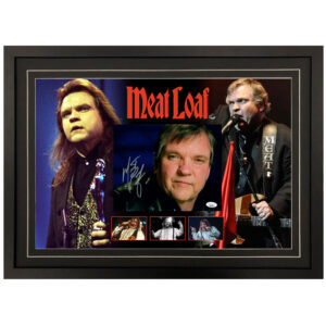 MEAT LOAF Signed & Framed 8×10 Photo Display (JSA Hologram)