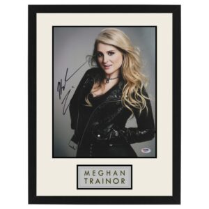 Music - Meghan Trainor Signed & Framed 11x14 Photo (PSA COA) A