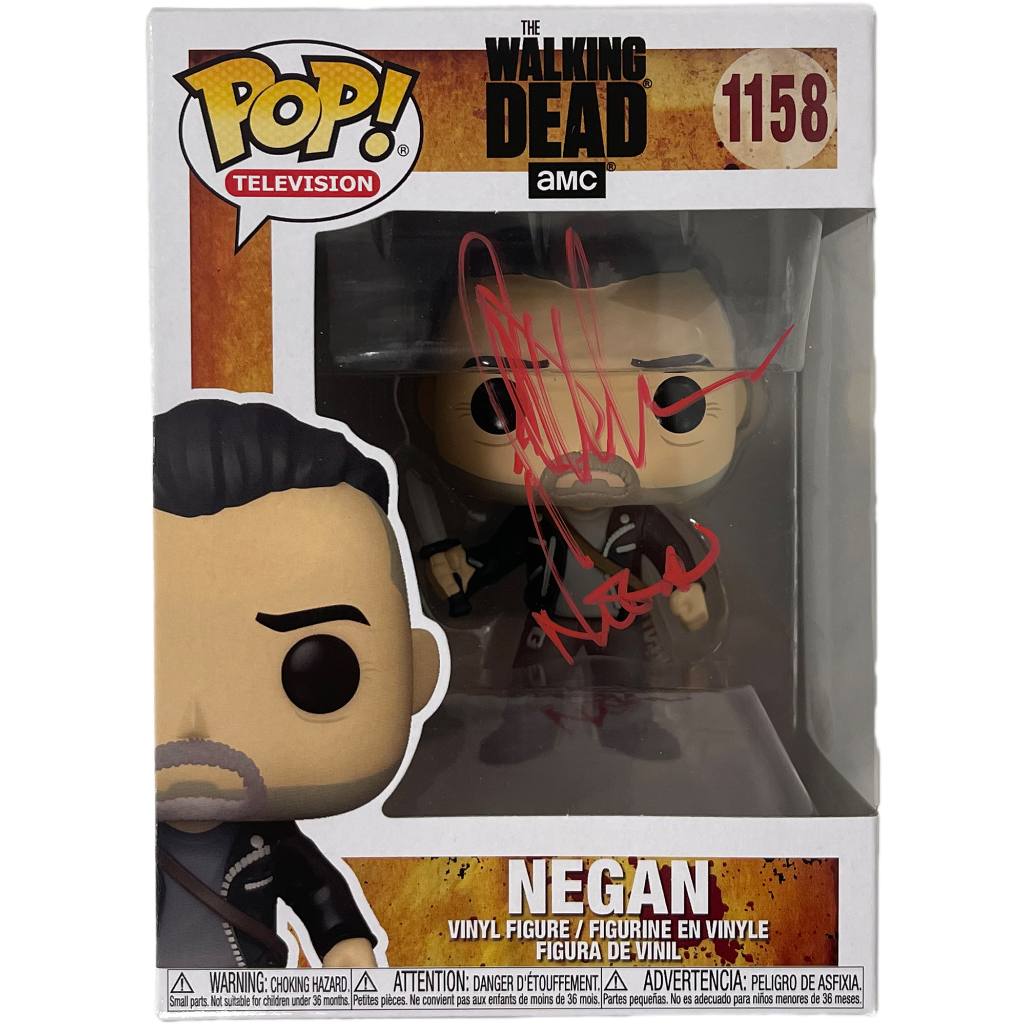 Jeffrey Dean Morgan Signed Negan “The Walking Dead” #1158 ...