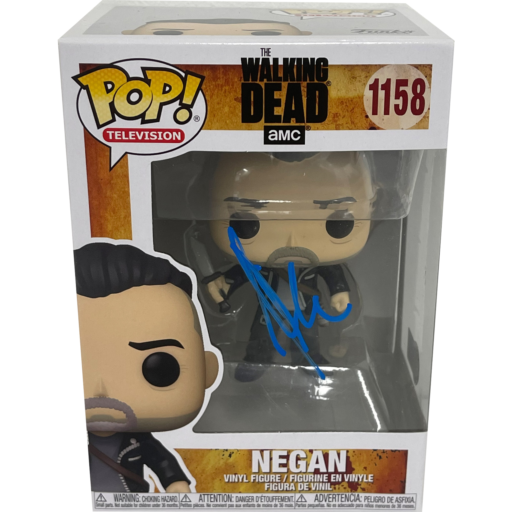 Jeffrey Dean Morgan Signed Negan “The Walking Dead” #1158 ...