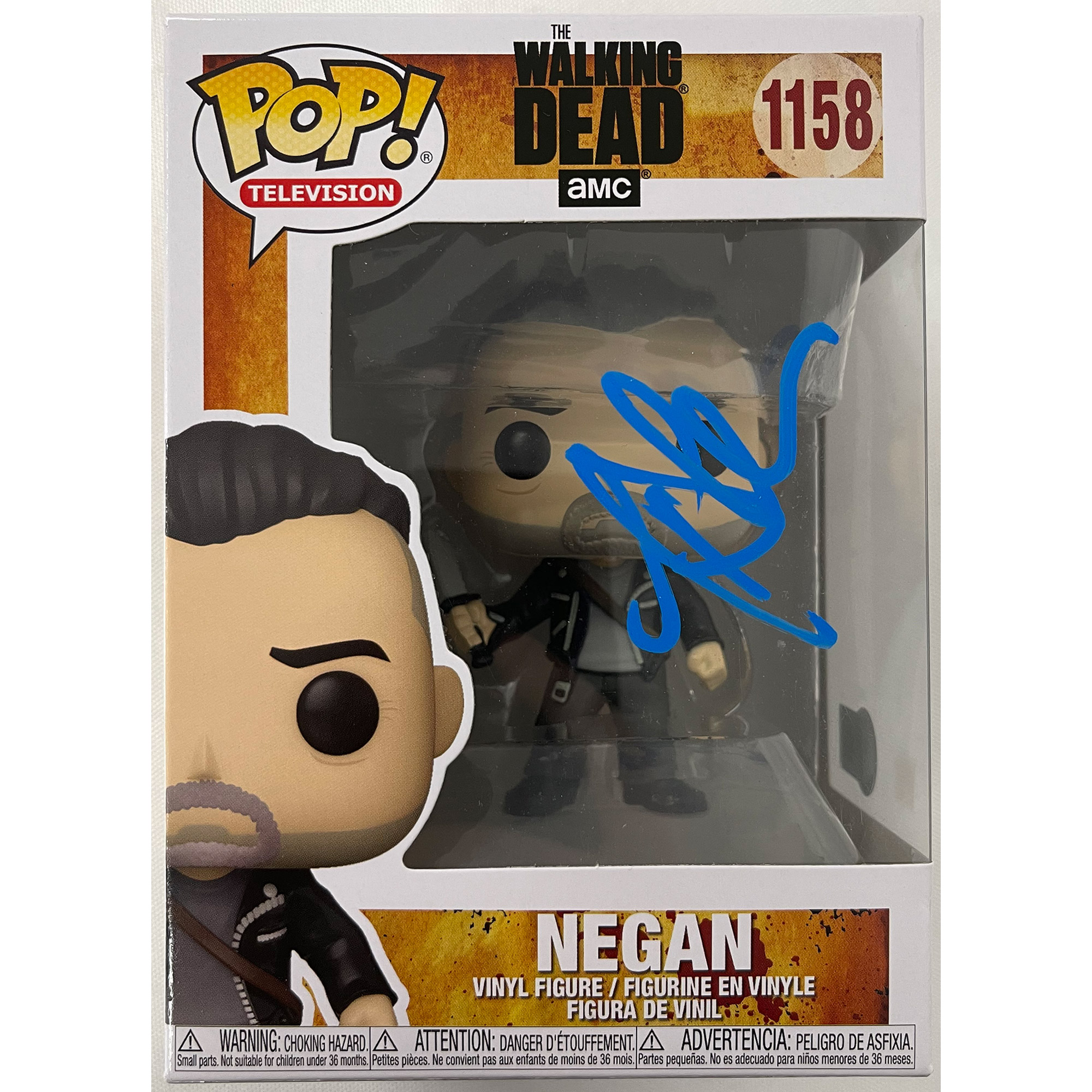 Jeffrey Dean Morgan Signed Negan “The Walking Dead” #1158 ...