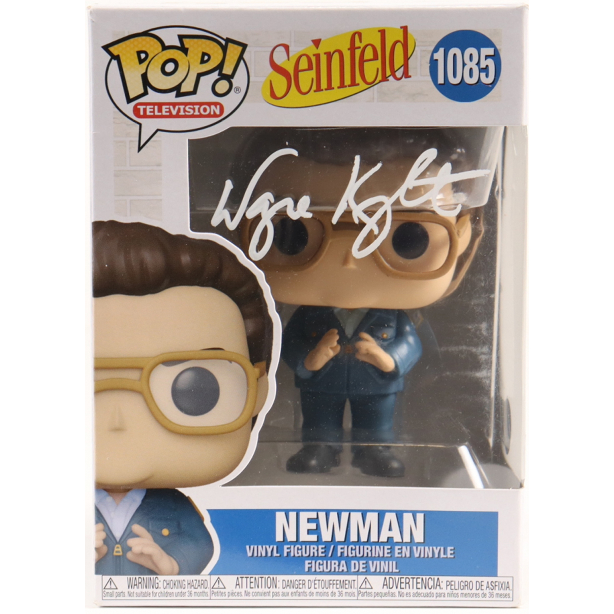 Wayne Knight Signed Newman “Seinfeld” #1085 Funko Pop! Vin...