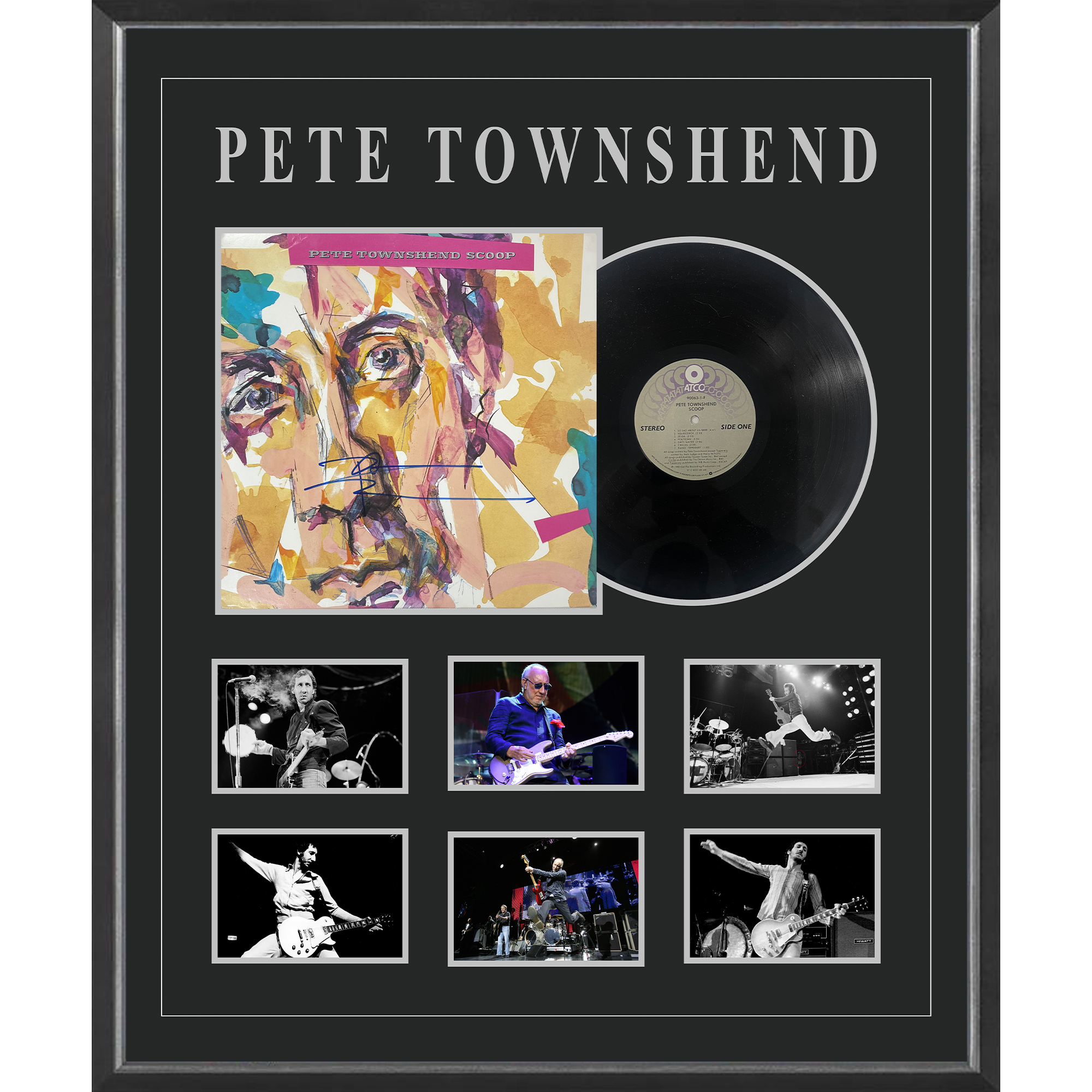 Music – Pete Townshend Signed & Framed “Scoop” ...