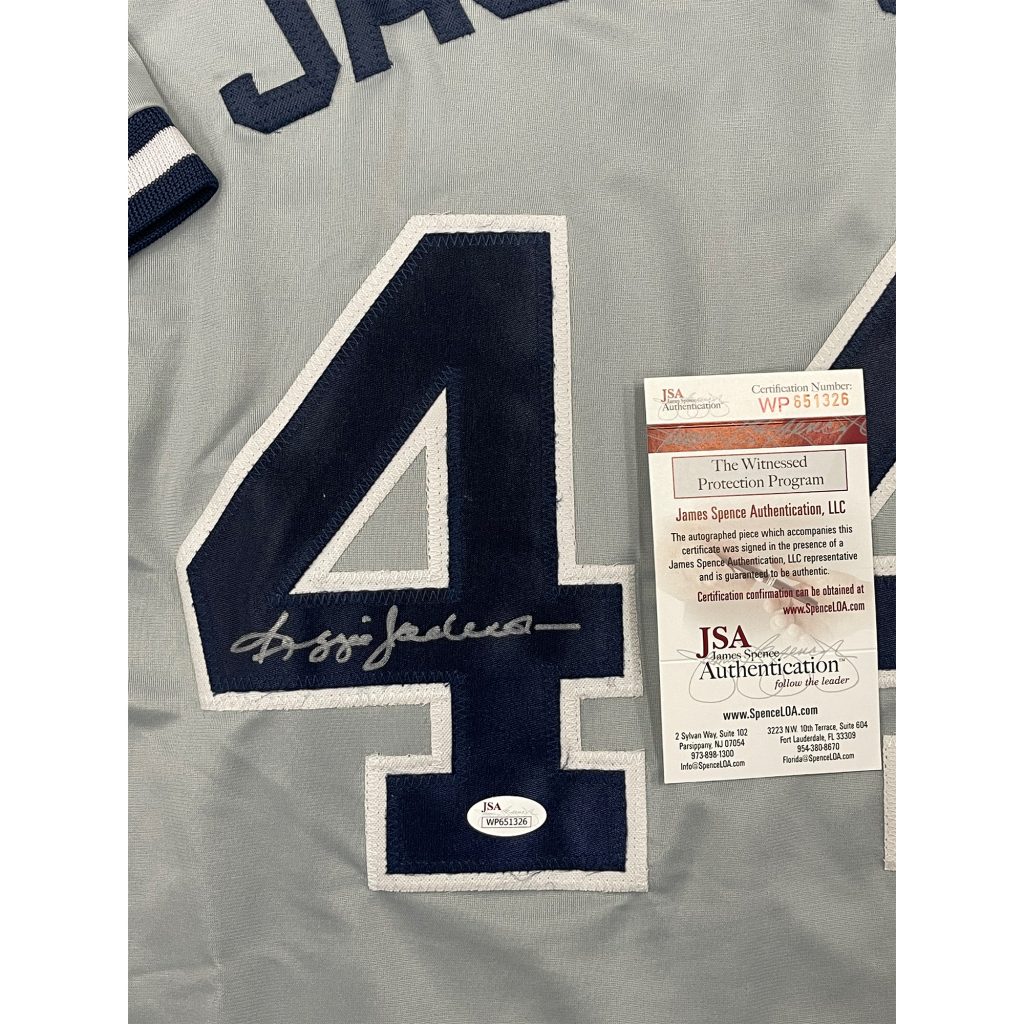 Reggie Jackson Autographed New York Custom Baseball Jersey - JSA COA