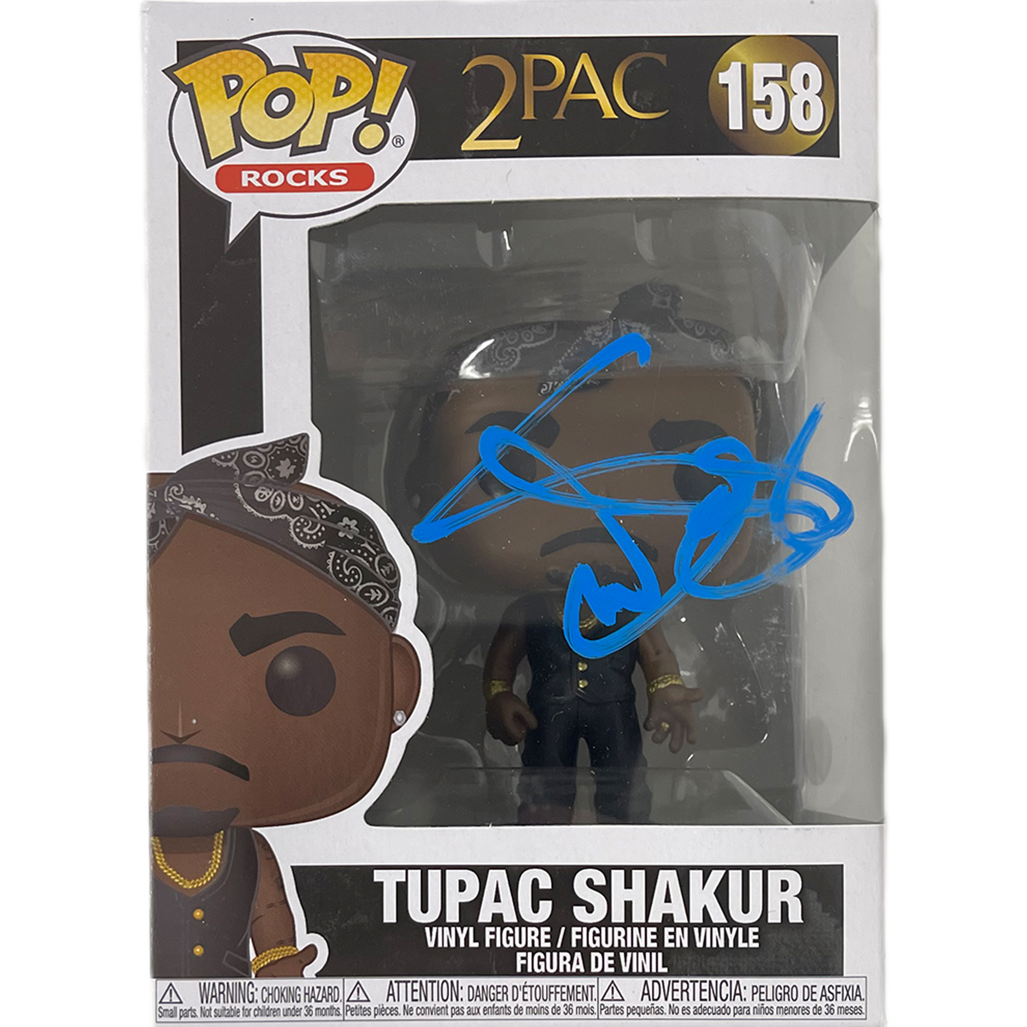 Snoop Dogg Signed Tupac Shakur #158 Funko Pop! Vinyl Figure (JSA Holog...