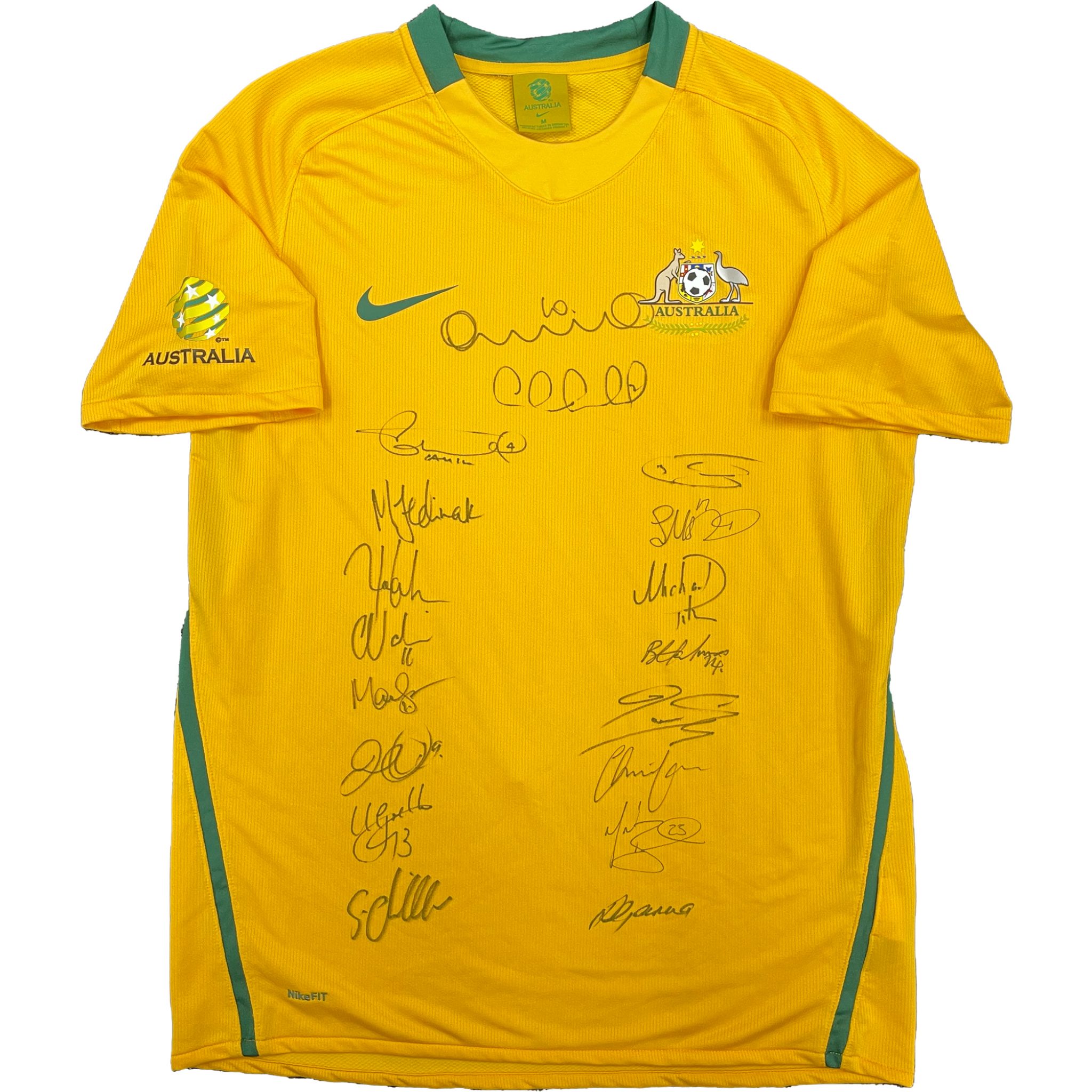 Socceroos - 2008 Squad Signed & Framed Jersey | Taylormade Memorabilia ...