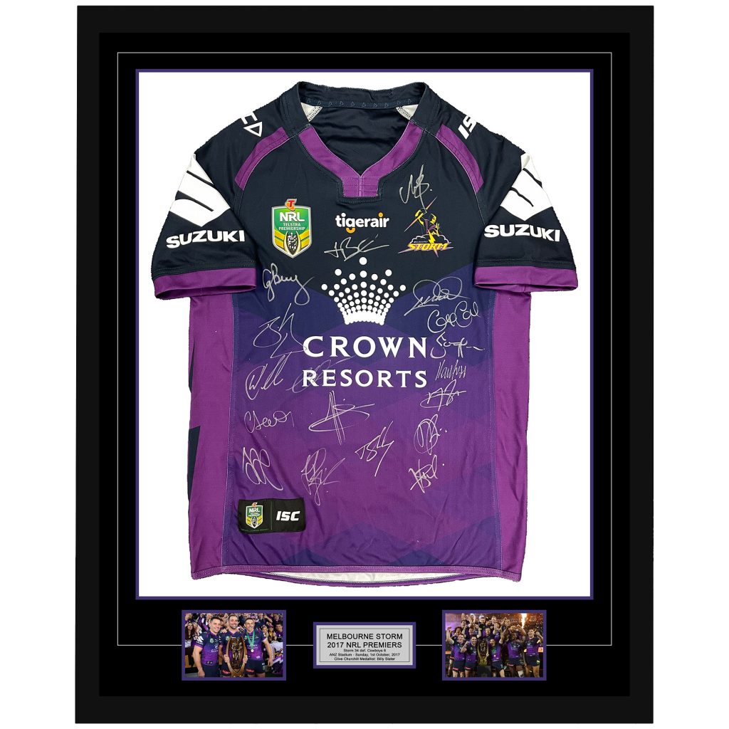 Melbourne Storm 2022 Squad Signed Jersey