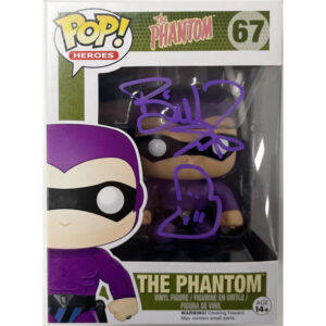 Billy Zane Signed The Phantom #67 Funko Pop! Vinyl Figure (ACOA COA)