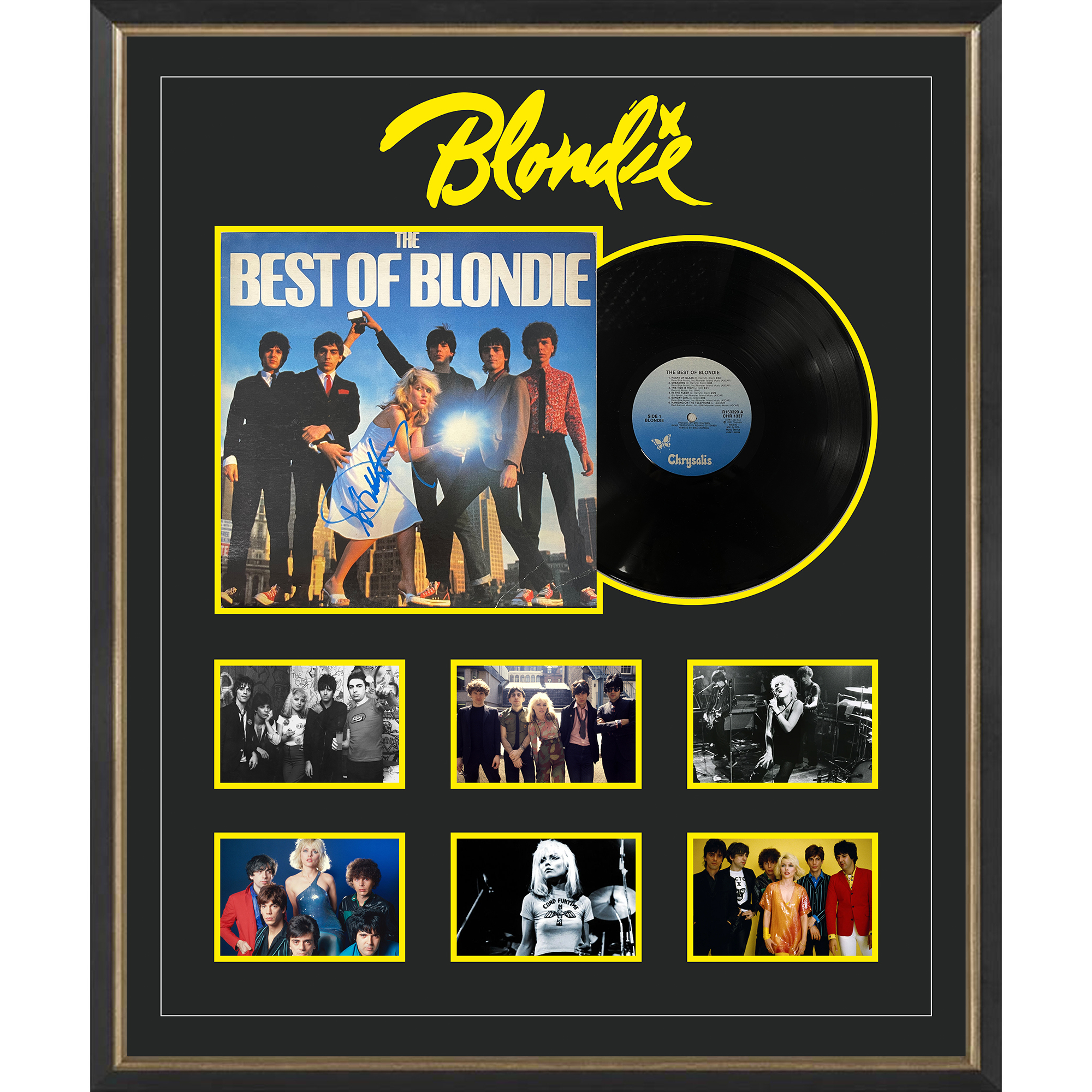 Music – DEBBIE HARRY Signed & Framed Best Of Blondie Album ...