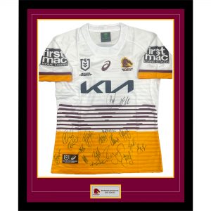 Brisbane Broncos - Signed Framed Limited Edition 'The Greatest' Jersey, Taylormade Memorabilia