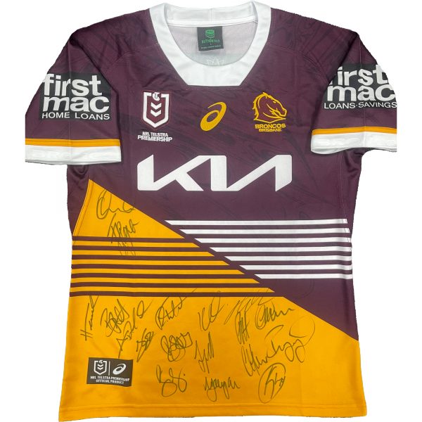 Brisbane Broncos 2023 Autographed/Signed NRL Away Jersey – Autograph  Marketplace Australia