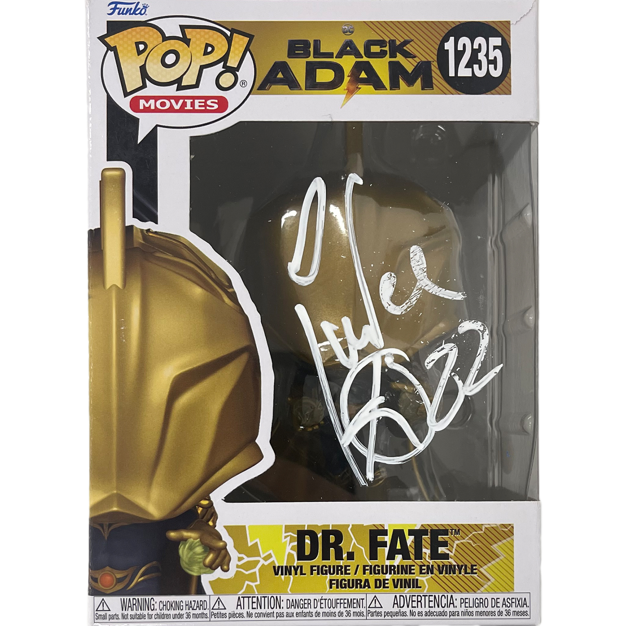 Pierce Brosnan Signed “Black Adam” Dr. Fate #1235 Funko Po...