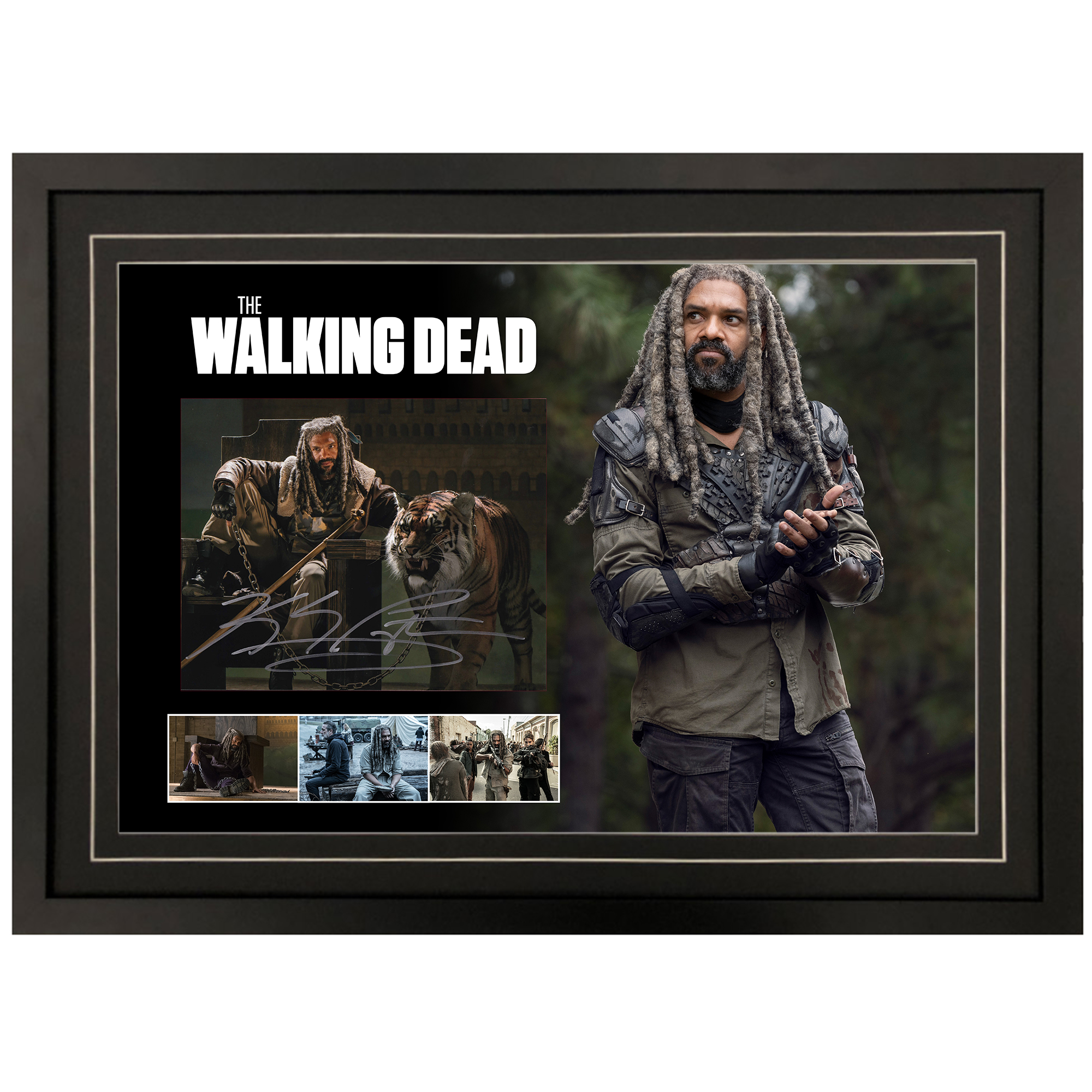 KHARY PAYTON Signed & Framed The Walking Dead 8×10 Photo Dis...