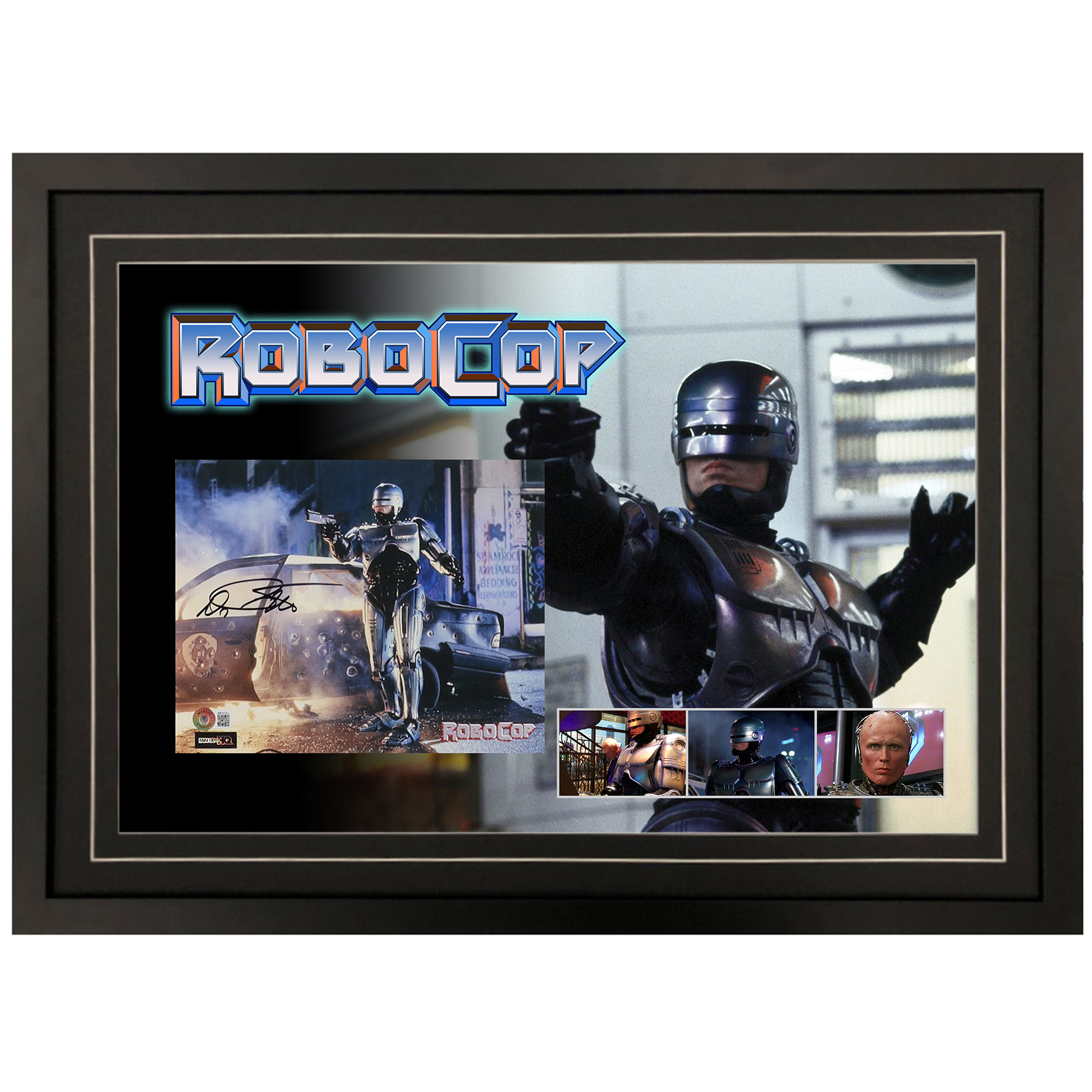 Peter Weller – “RoboCop” Signed & Framed 8×...