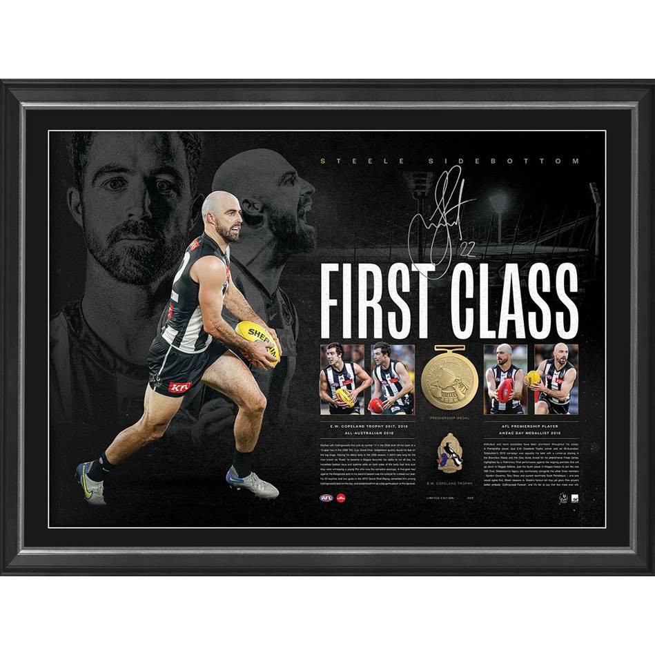 Collingwood Magpies – STEELE SIDEBOTTOM SIGNED LITHOGRAPH