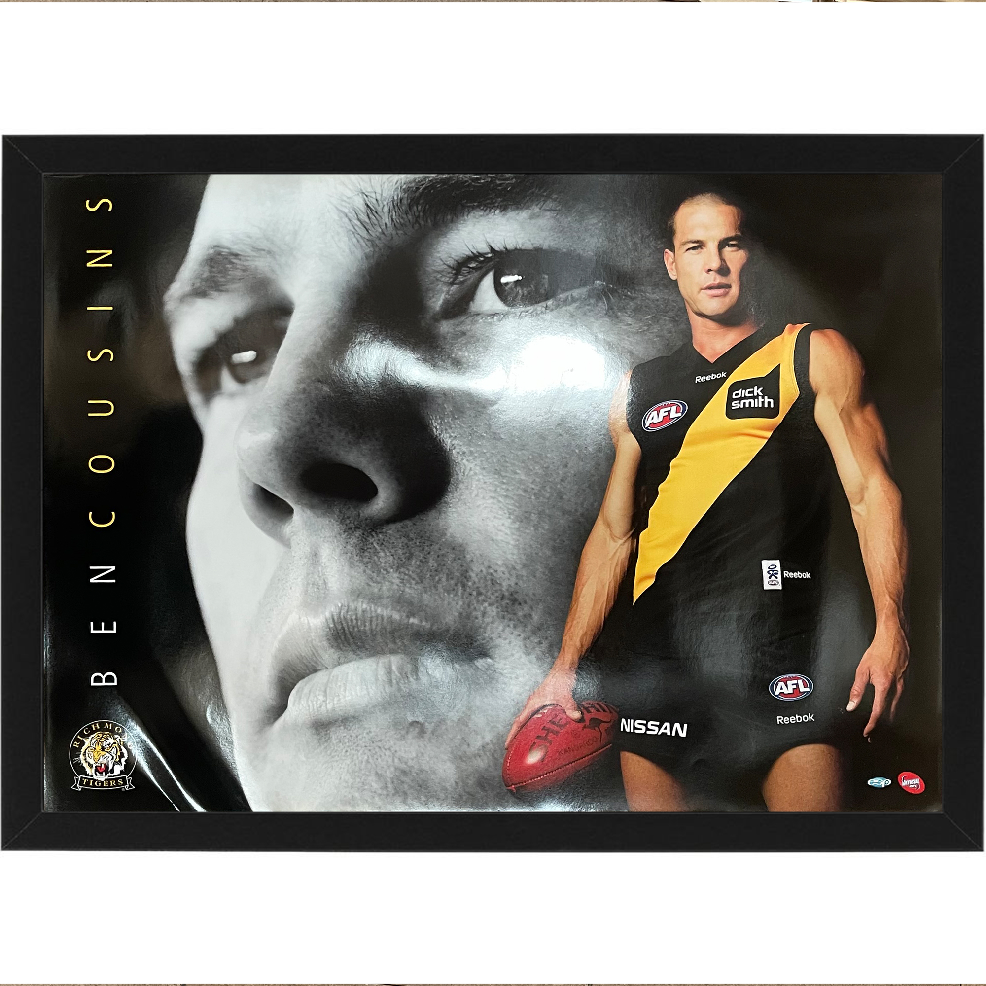 Richmond Tigers – Ben Cousins Player Poster Framed