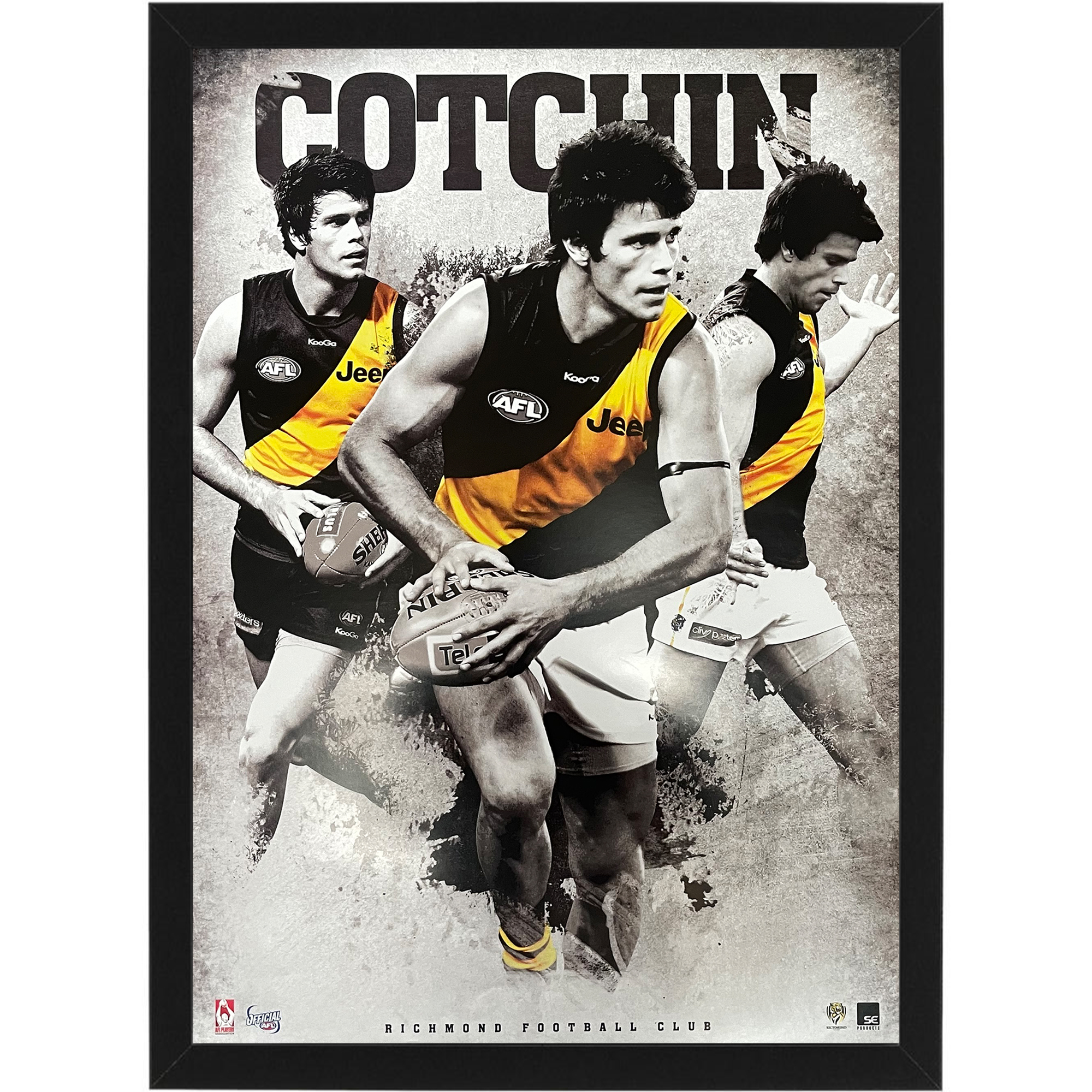Richmond Tigers – Trent Cotchin – Individual Poster Framed