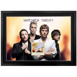 Matchbox 20 - Signed & Framed Where The Light Goes CD Cover Deluxe Display