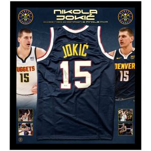 Basketball - Nikola Jokic Signed & Framed Denver Nuggets Jersey (Jokic Hologram)