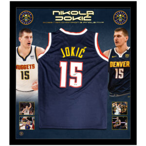 Basketball - Nikola Jokic Signed & Framed Denver Nuggets Jersey (Beckett)