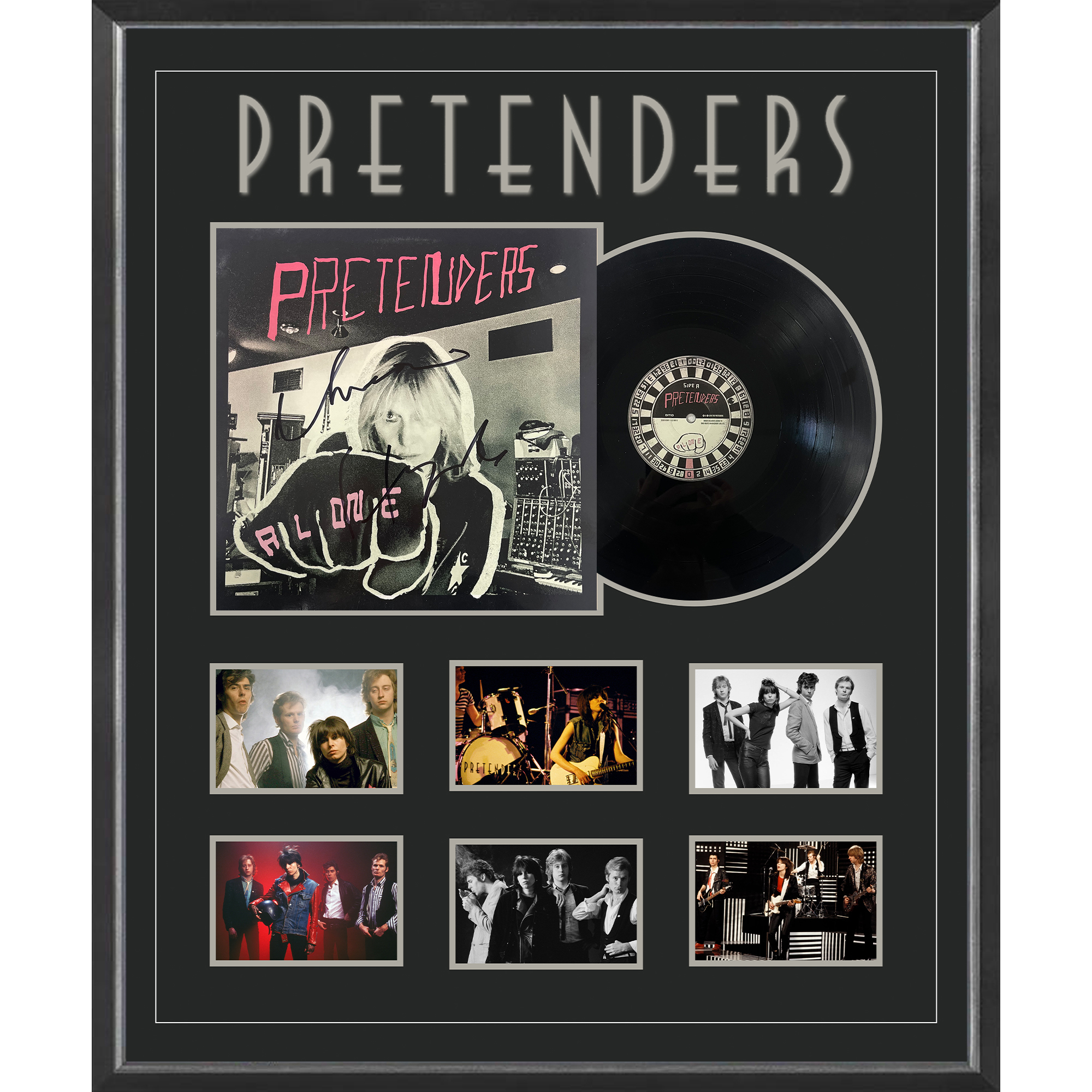Music – CHRISSIE HYNDE Signed & Framed The Pretenders Alone...