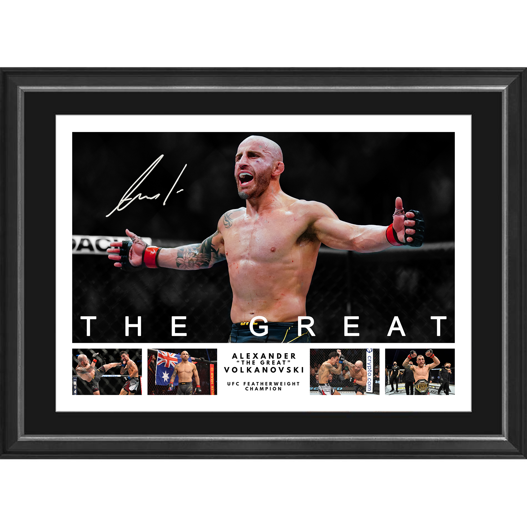 UFC – Alex Volkanovski Signed & Framed “The GreatR...