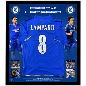Soccer – Frank Lampard Signed & Framed Chelsea Jersey (Beckett Hologram)