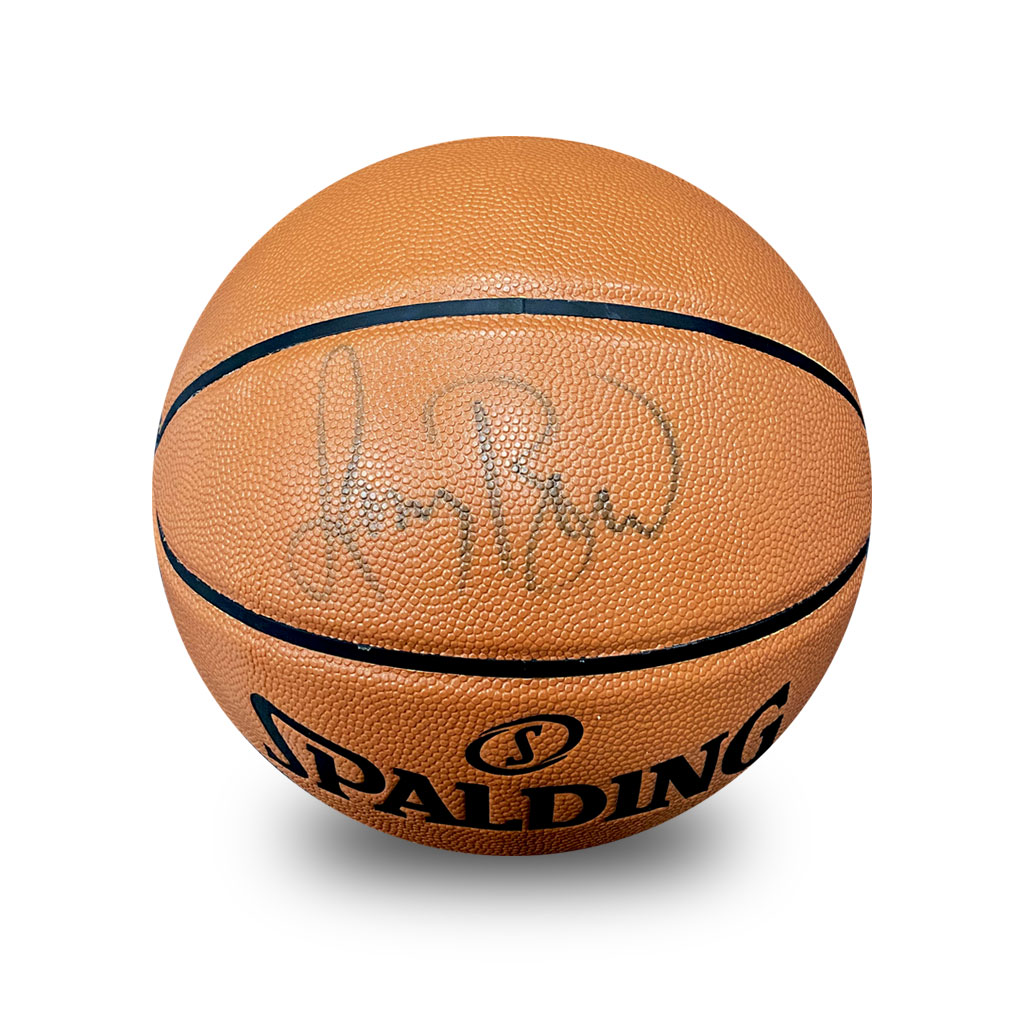 Basketball – Larry Bird Hand Signed Spalding Basketball (JSA Hol...