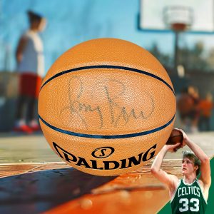 Basketball - Larry Bird Hand Signed Spalding Basketball (JSA, PIA, BIRD