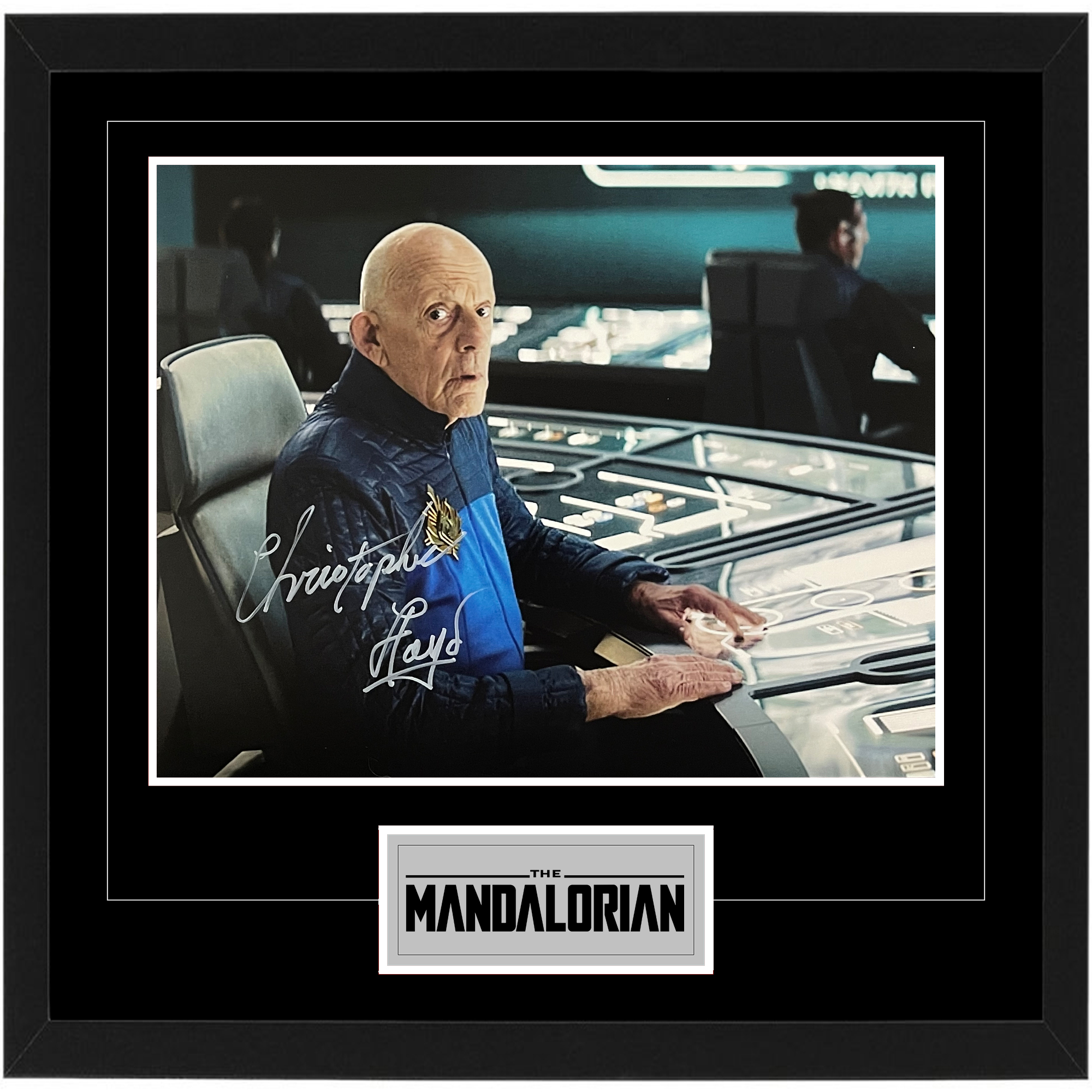 CHRISTOPHER LLOYD Signed & Framed The Mandalorian 11×14 Phot...