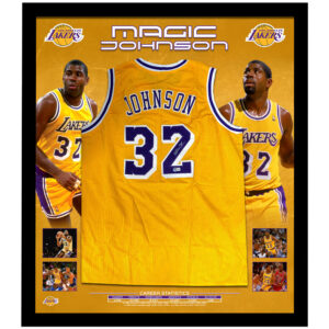 Basketball - Magic Johnson Signed Lakers Jersey (Beckett)