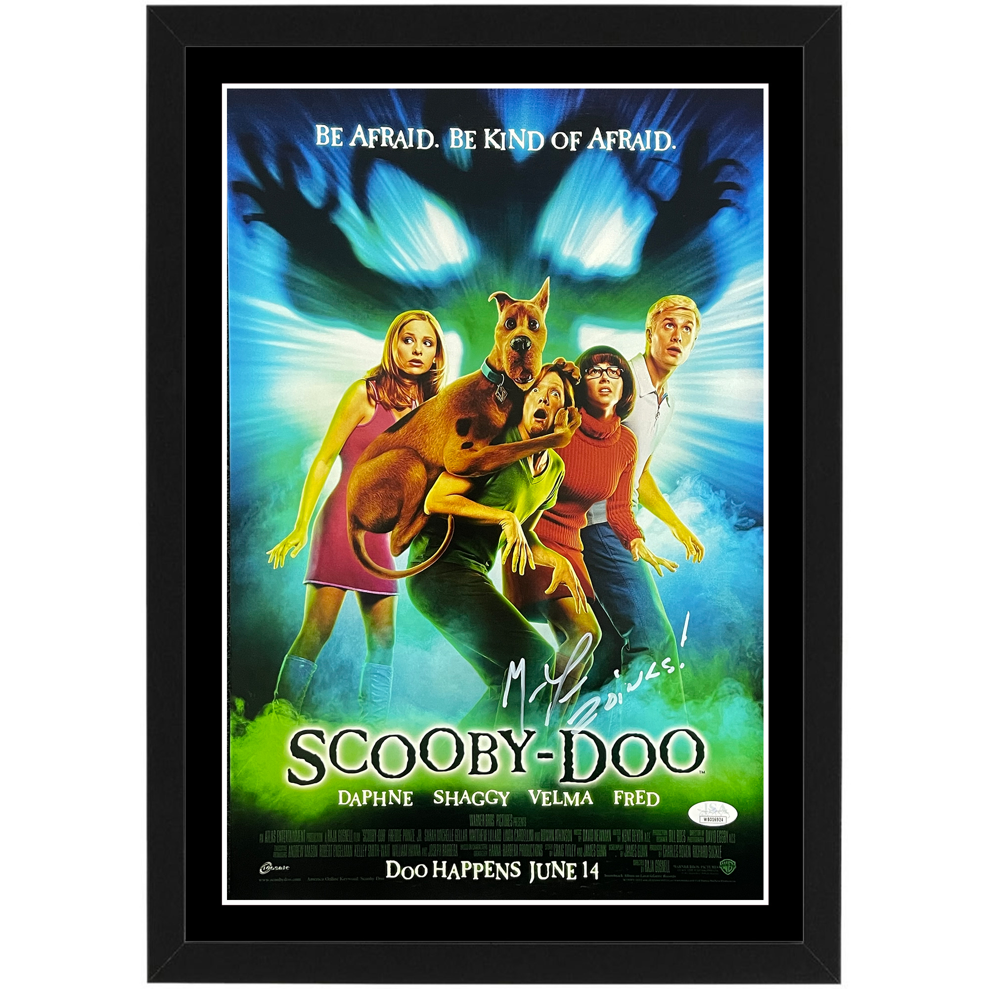 Matthew Lillard – “Scooby-Doo” Signed & Framed ...