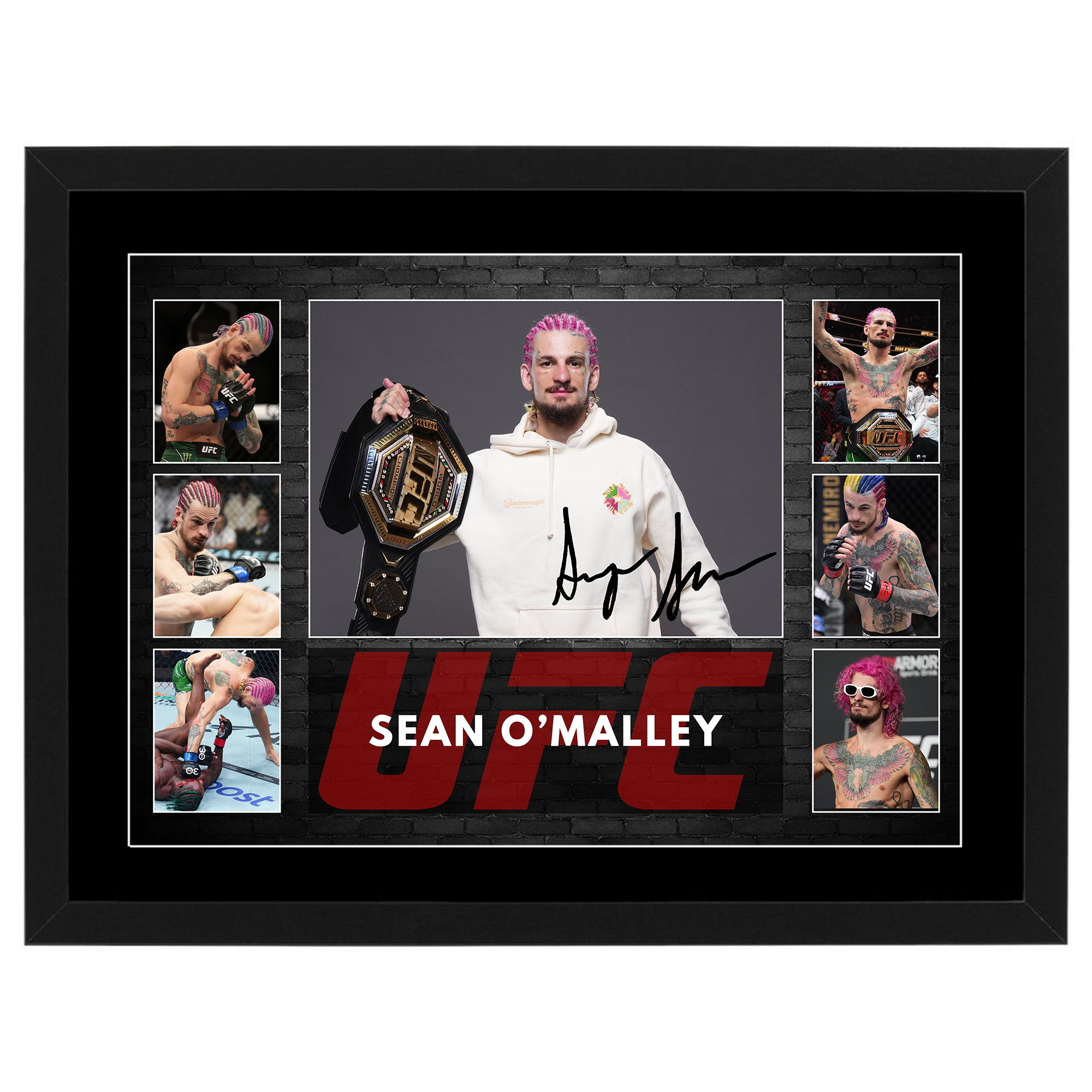 UFC – “Suga” Sean O’Malley Framed Pre Print Co...
