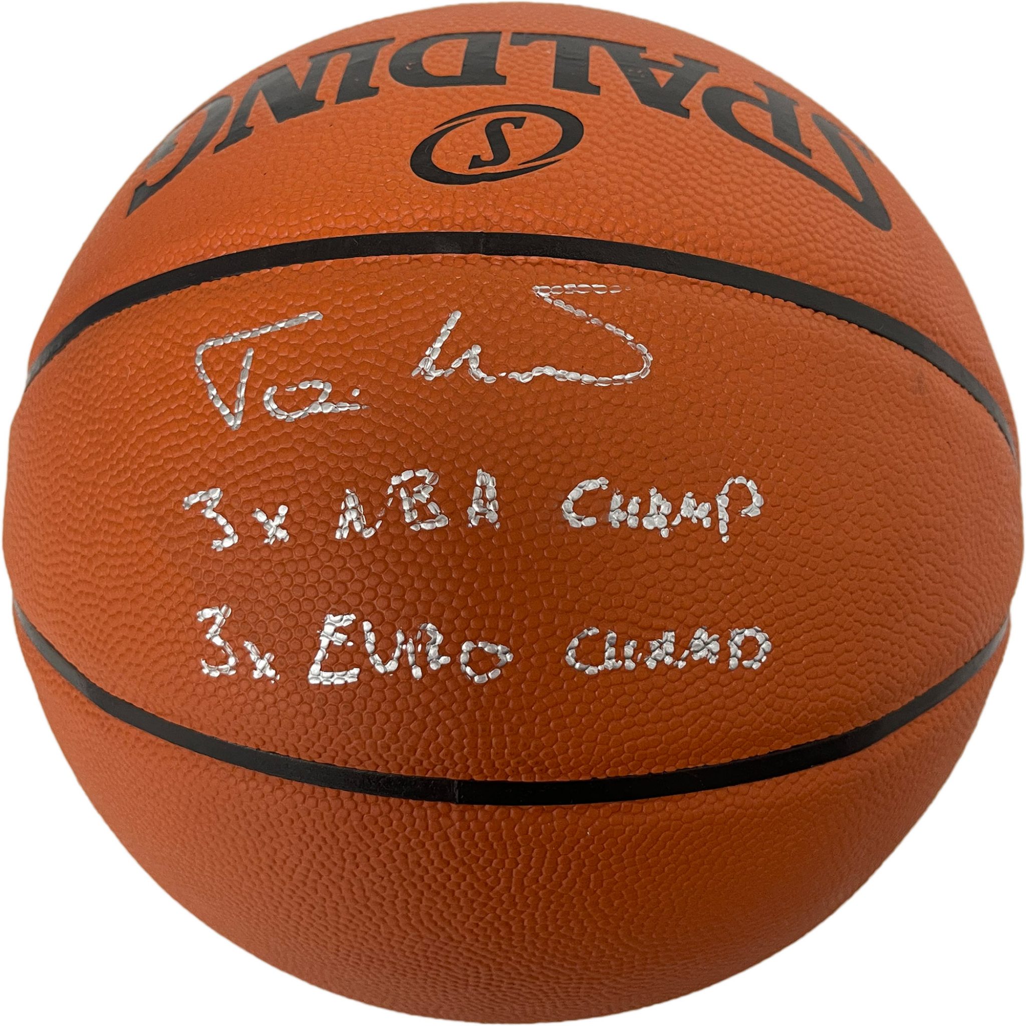 Basketball Toni Kukoc Hand Signed Basketball (JSA COA) Taylormade