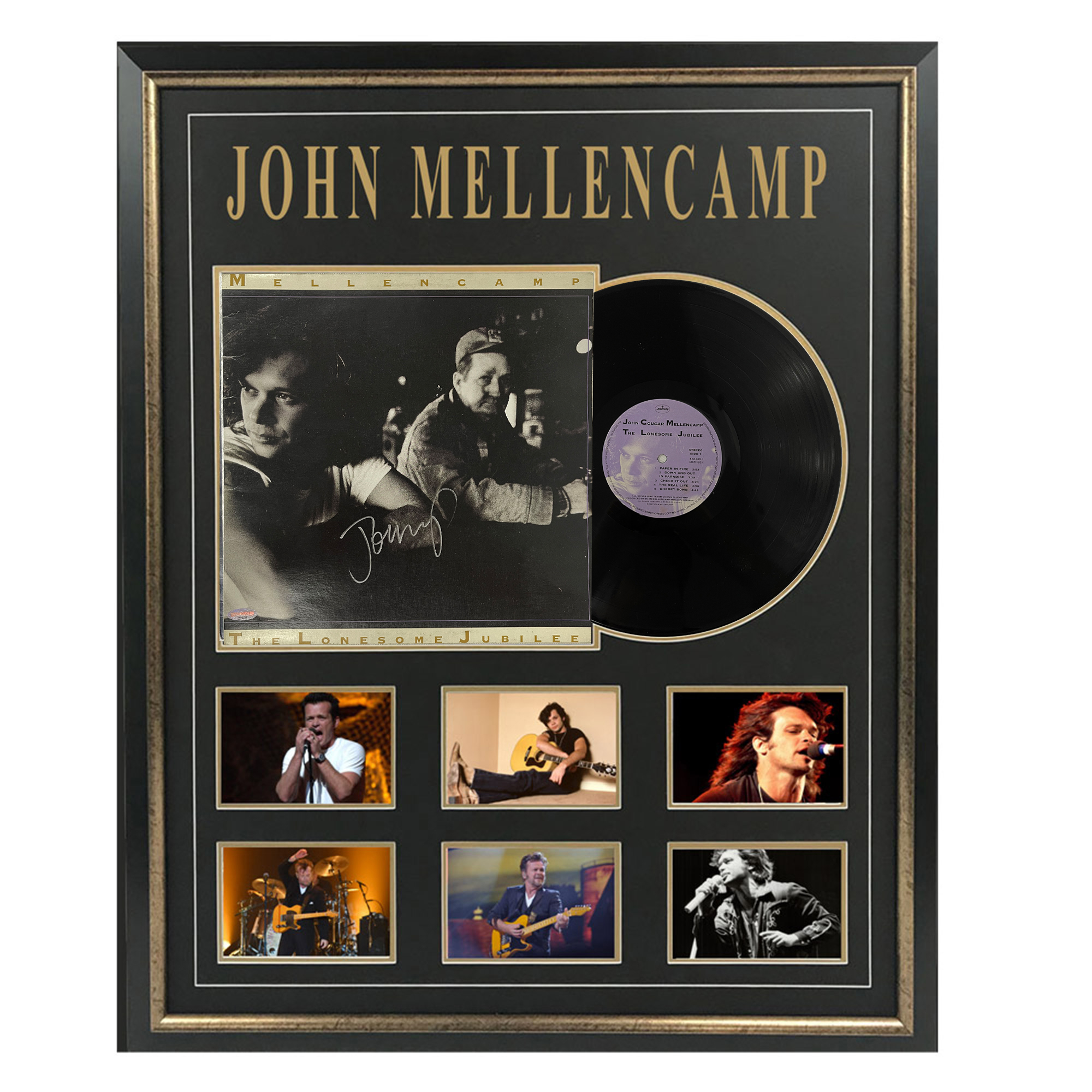 John Cougar Mellencamp – The Lonesome Jubilee Signed & Fram...